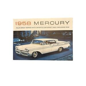MERCURY 1958 USA Car Sales Brochure PARK LANE Montclair MONTEREY Orig Ford Motor